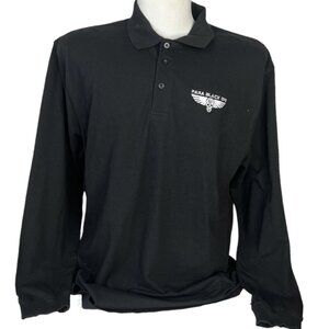 Clique Long Sleeve Polo Shirt Para Black Ops Mens XXL New Black Military